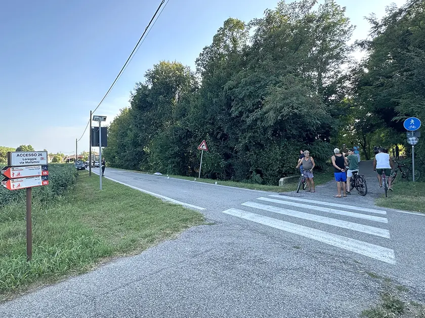 L'incrocio dove ha avuto luogo l'incidente mortale