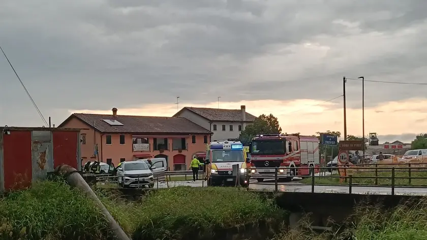 Le auto coinvolte nell'incidente
