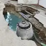 L'acqua appena sotto il manto stradale