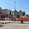 La demolizione della Bottega del Colore in zona Fiera a Treviso