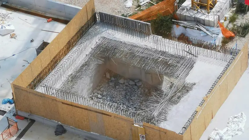 Il cantiere della radioterapia allo Iov