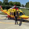 Il bimbo di Pianiga è stato portato dall'elisoccorso all'ospedale di Padova