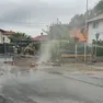 La fuga di gas a San Trovaso di Preganziol