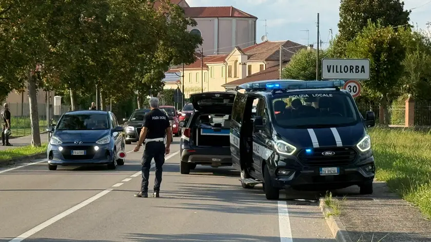 Il luogo della tragedia a Villorba