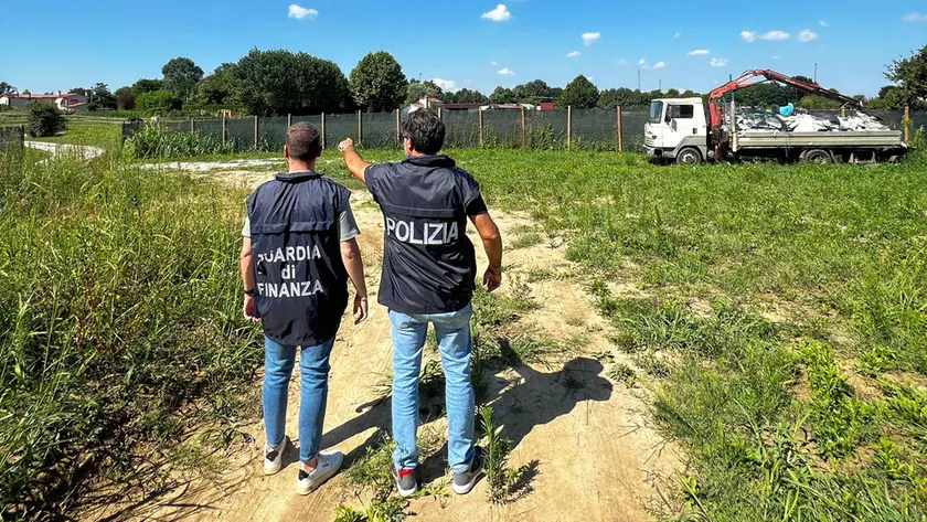 Uno dei terreni sequestrati