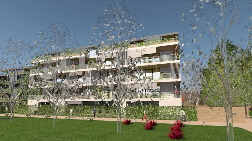 Il rendering del progetto in centro a Castelfranco Veneto