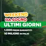 Stanno per scadere i termini per la riscossione dei premi di Weekend da Sogno