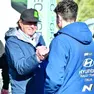 A sinistra la vittima, Luciano Sandrin, con il nipote Tommaso, pilota di rally