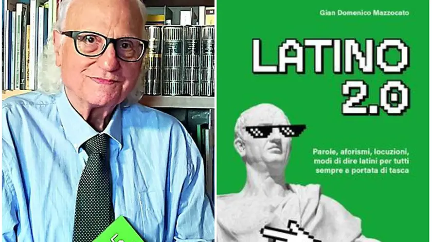 Gian Domenico Mazzocato e la copertina del libro