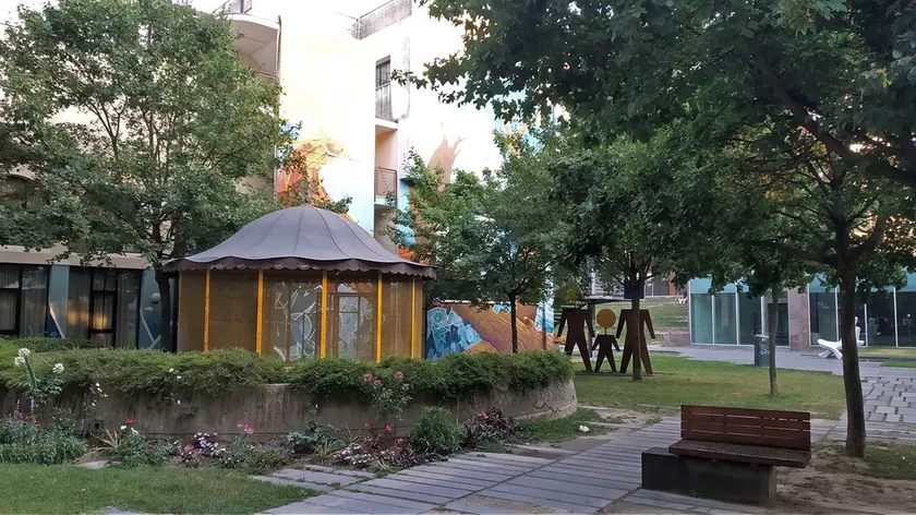 Il parco Agorà, in centro a San Donà