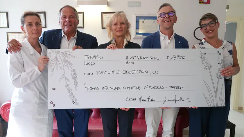 I neosposi hanno raccolo 13.500 euro di fondi