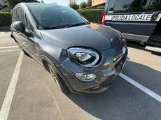 La Fiat X 500 dopo l'incidente