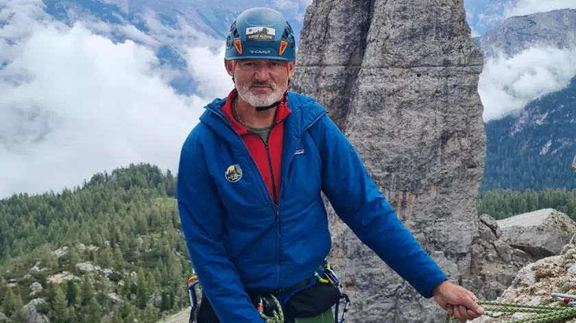 Franco Gaspari in montagna