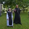Il vescovo Battocchio con la badessa madre Martha Driscoll