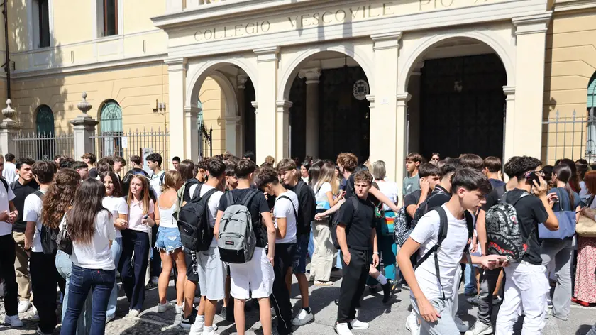 Primo giorno di scuola al Pio X di Treviso