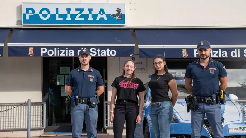 Studentesse in tirocinio al Commissariato di Conegliano