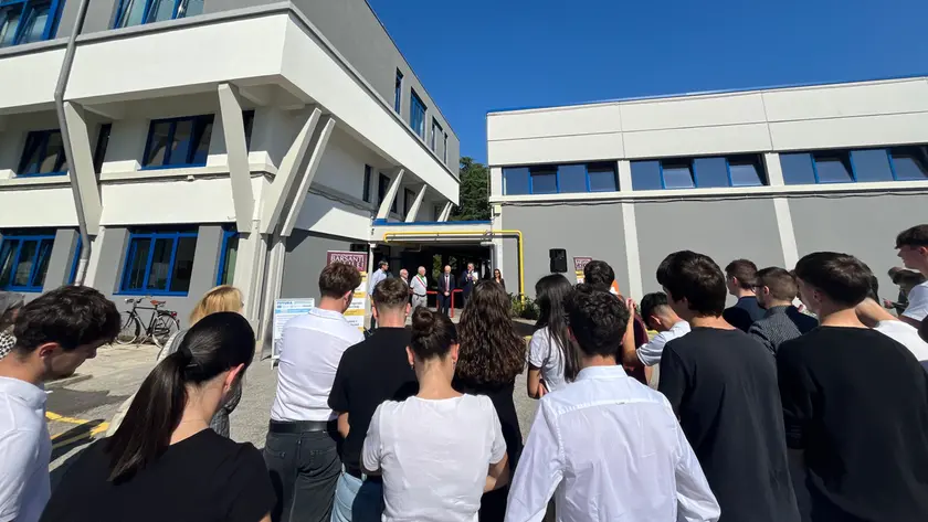 L'inaugurazione della sede ristrutturata dell'istituto Barsanti Galilei di Castelfranco