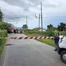 L'incidente a Loria (foto Macca)