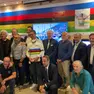 La delegazione festeggia l'assegnazione del Mondiale di ciclismo