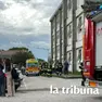 L'intervento di Suem e vigili del fuoco alle Luzzati