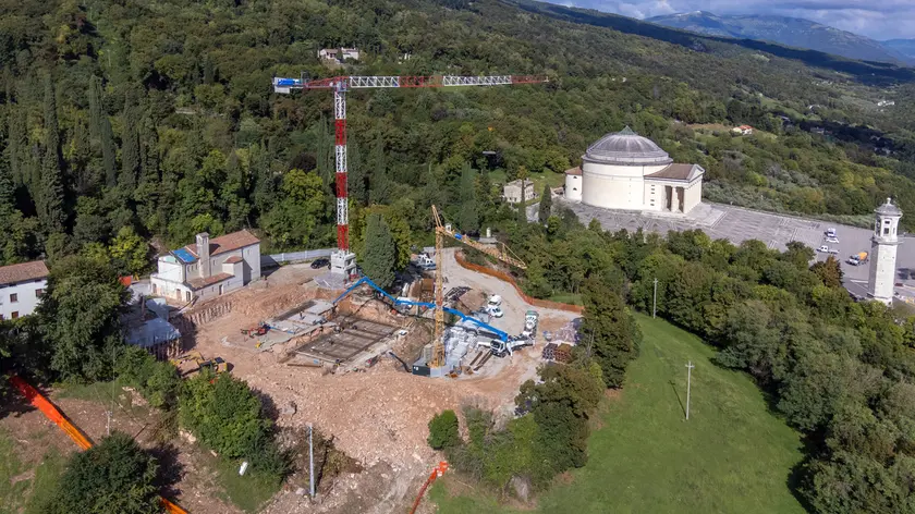 Il cantiere della clinica