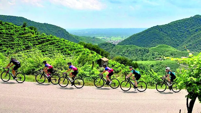 Un'immagine di una passata edizione della Prosecco Cycling