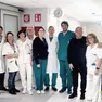 Alcuni operatori dell'Ospedale di Treviso