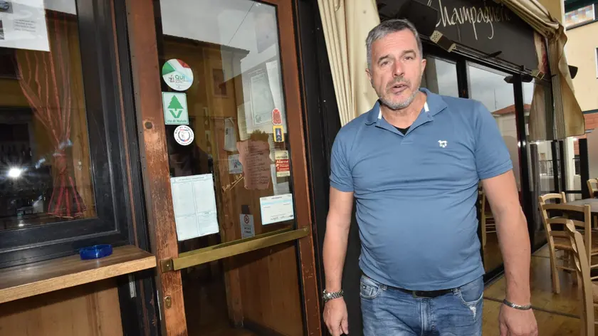 Gigi Gava titolare dell’enoteca Peccato Divino al Quadrilatero di Vittorio Veneto (foto Cavicchi/Macca)