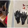 Alcuni dei pacchi rubati dai finti corrieri e gli attrezzi sequestrati dalla Squadra mobile di Padova