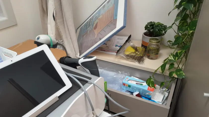 I danni al Medical Treviso Center di Dosson