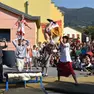 Uno spettacolo di teatro di strada a Sarmede
