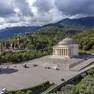 Il cantiere di fianco al Tempio di Possagno