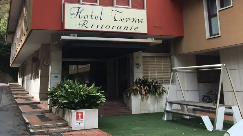 L'esterno dell'hotel
