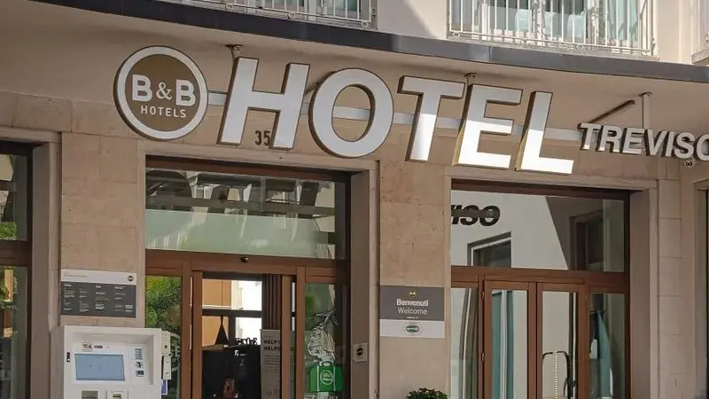 Il B&B Hotel Treviso in via D’Annunzio