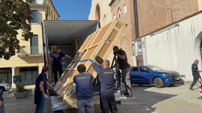 L'arrivo delle opere