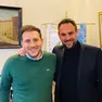 Riccardo Barbisan con Mario Conte