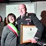Vladimiro Franco con la sindaca di Crocetta Marianella Tormena