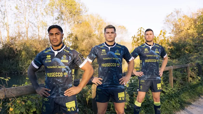 La nuova maglia away della Benetton Rugby