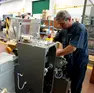 L'intervista a Tiziano Barone, direttore di Veneto Lavoro. In foto, operaio al lavoro in un'azienda veneta