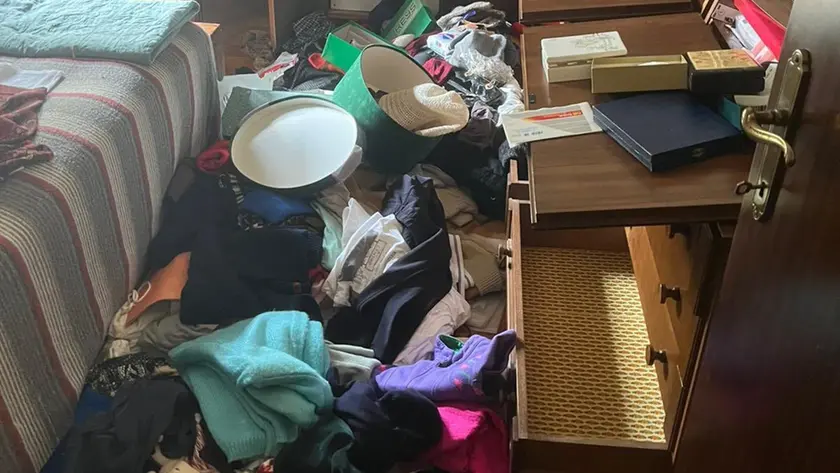 La casa razziata dai ladri