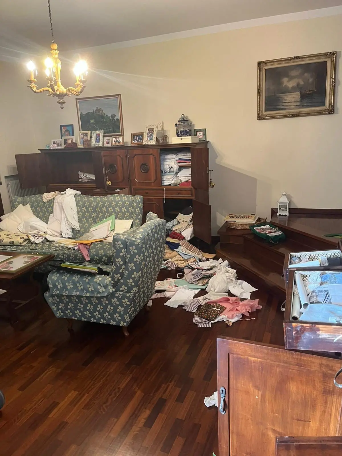La casa razziata dai ladri