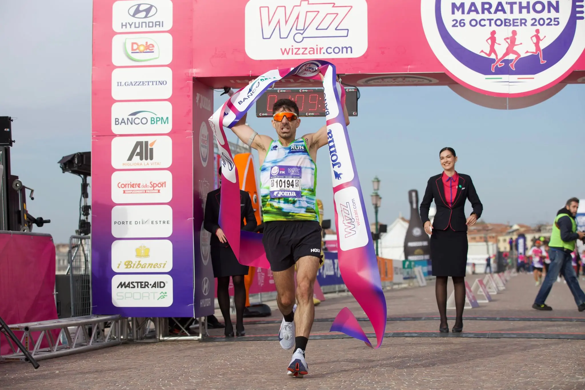 Marcello Panzone, vincitore della 21 km