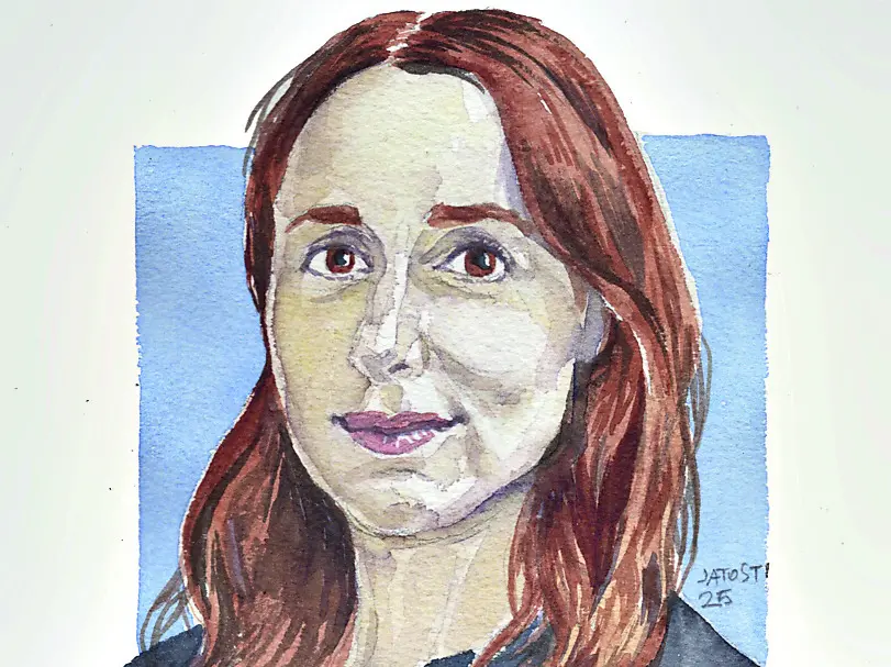 Linda Raff Gomez, professione architetta, è la moglie di Papu