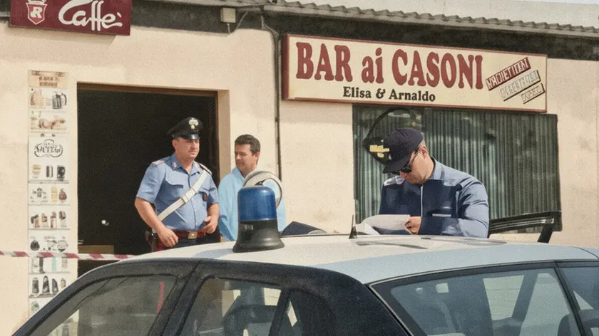 Un'immagine d'epoca del luogo della tragedia