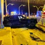 L'auto dopo l'incidente