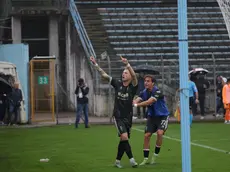 Un momento della partita. Foto film