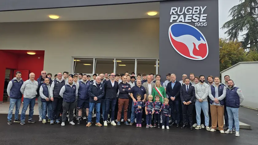 I nuovi spogliatoi del Rugby Paese