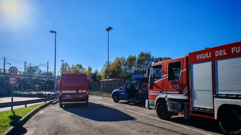 L'area dove sono stati trovati i resti