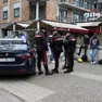 Controlli carabinieri in via roma a Treviso