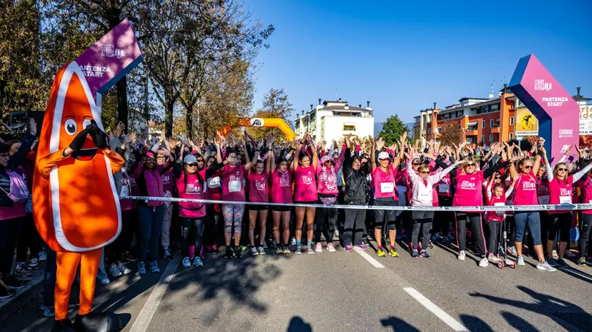 La partenza della Corri in Rosa